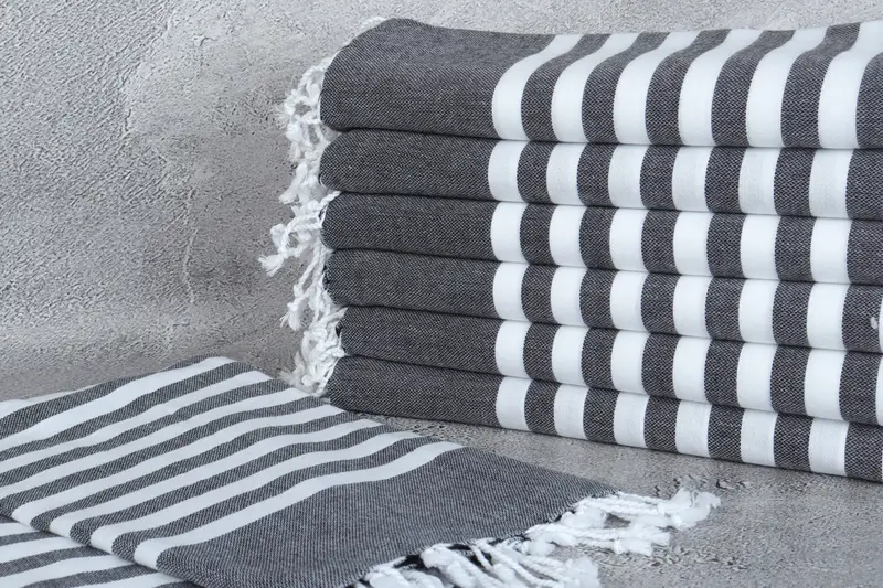 Bachelorette Party Items, Bachelor Bachelorette Party Favors, 70x40 Cotton Striped Towel, Turkish bath towel, Personalize Gift, Quick-dry towel - 2