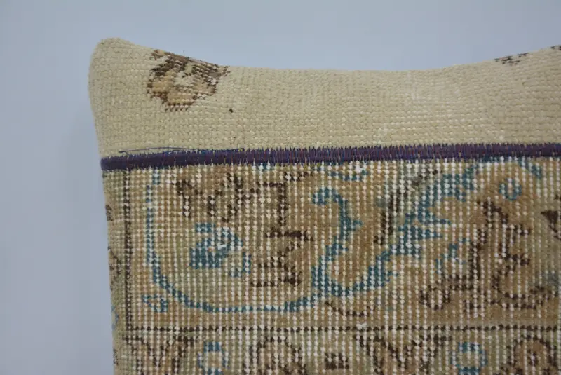 Outdoor Patio Cushion Cover, Pillow for Sofa, 16x16 Brown Pillow Sham, Chair Pillow Cover, Home Decor Pillow, Pillow, Vintage Kilim Throw Pillow - 2