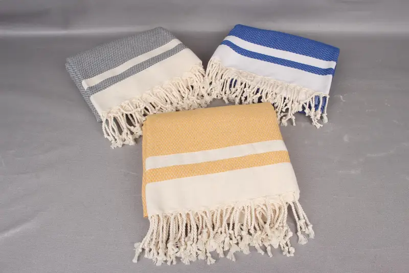 70x40 Cotton Striped Towel, Beach Size Towel, Lightweight Turkish towel, Gym Towel, Beach Towel Gift, Bridesmaid Proposal Gift, Turkish Towel USA - 4