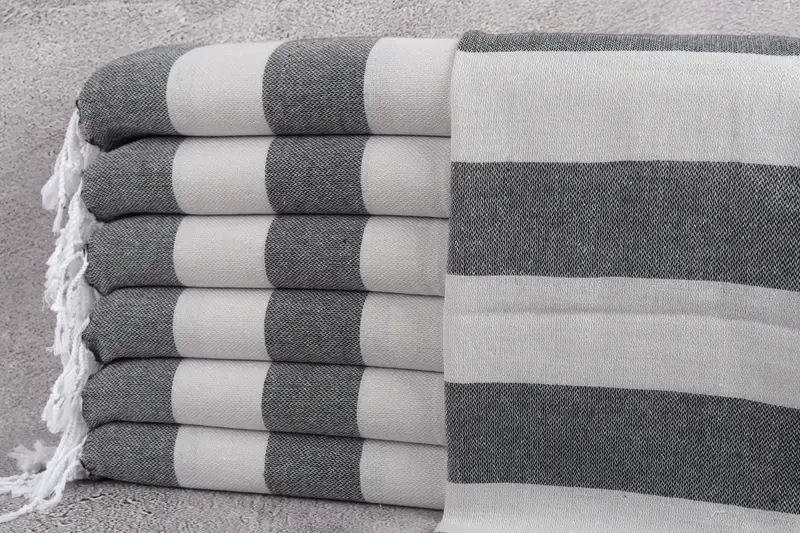 Spooky Bachelorette Party Gifts, Christmas Hand Towel, Personalized Gifts, Wedding Favors, Turkish Towel Hand Towel, 40x18 Cotton Striped Towel - 1
