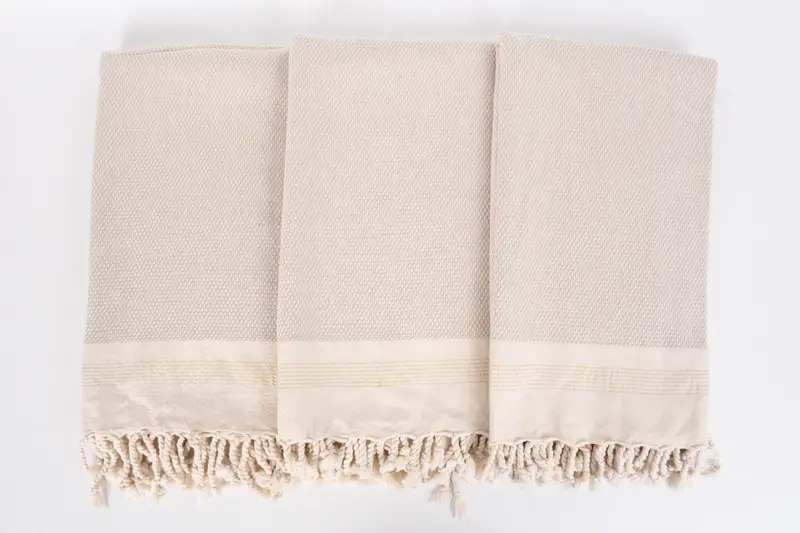 Sand-resistant towel, Extra large Turkish bath towel, 68x40 Cotton Striped Towel, Bridesmaid Favors, Bridesmaid Gifts, Bachelorette Party Gift - 8