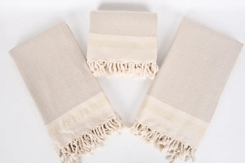 Sand-resistant towel, Extra large Turkish bath towel, 68x40 Cotton Striped Towel, Bridesmaid Favors, Bridesmaid Gifts, Bachelorette Party Gift - 7