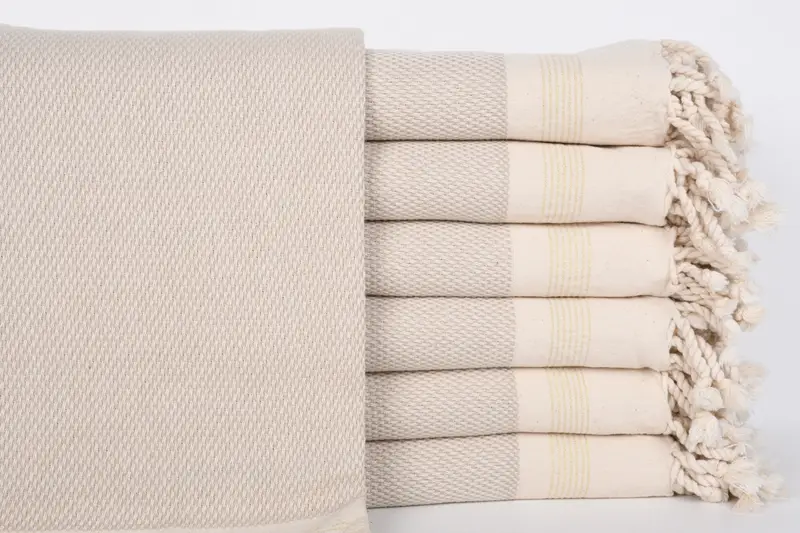Sand-resistant towel, Extra large Turkish bath towel, 68x40 Cotton Striped Towel, Bridesmaid Favors, Bridesmaid Gifts, Bachelorette Party Gift - 1