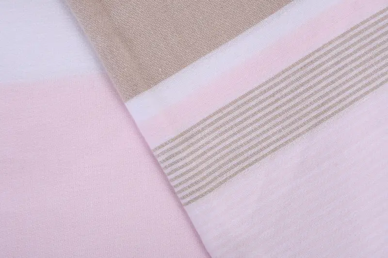Soft and absorbent Turkish towel, 68x40 Cotton Striped Towel, Lightweight towel, Sand-resistant towel, Memorial Gift, Bridesmaid Towel, Thin towel - 5