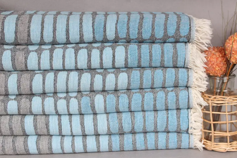 Maid Of Honor Gift, Hammam towel, Girls Weekend Favors, 70x40 Cotton Asymmetric Design Towel, Fouta towel, Cotton towel, Travel Towel, Pool Towels - 3