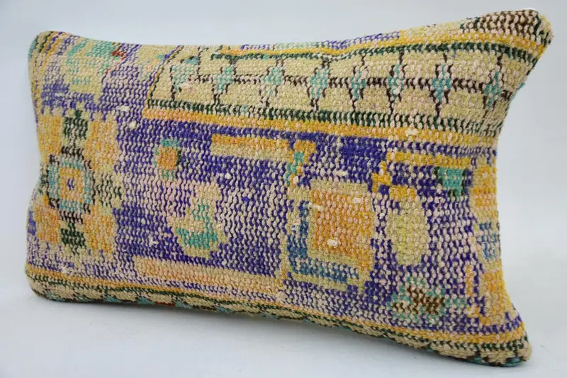 12x20 Beige Pillow, Antique Pillows, Handmade Cushion Case, Outdoor Patio Pillow, Bright Pillow Cover, Turkish Pillow, Pillow, Pillow for Sofa - 3