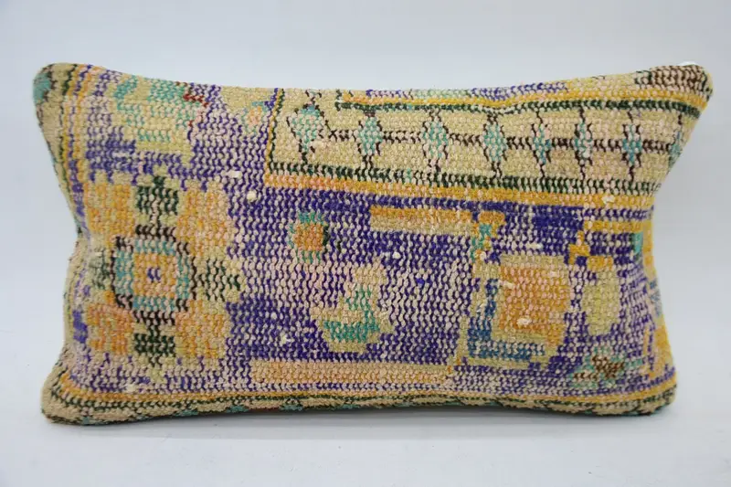12x20 Beige Pillow, Antique Pillows, Handmade Cushion Case, Outdoor Patio Pillow, Bright Pillow Cover, Turkish Pillow, Pillow, Pillow for Sofa - 5