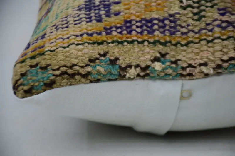 12x20 Beige Pillow, Antique Pillows, Handmade Cushion Case, Outdoor Patio Pillow, Bright Pillow Cover, Turkish Pillow, Pillow, Pillow for Sofa - 6