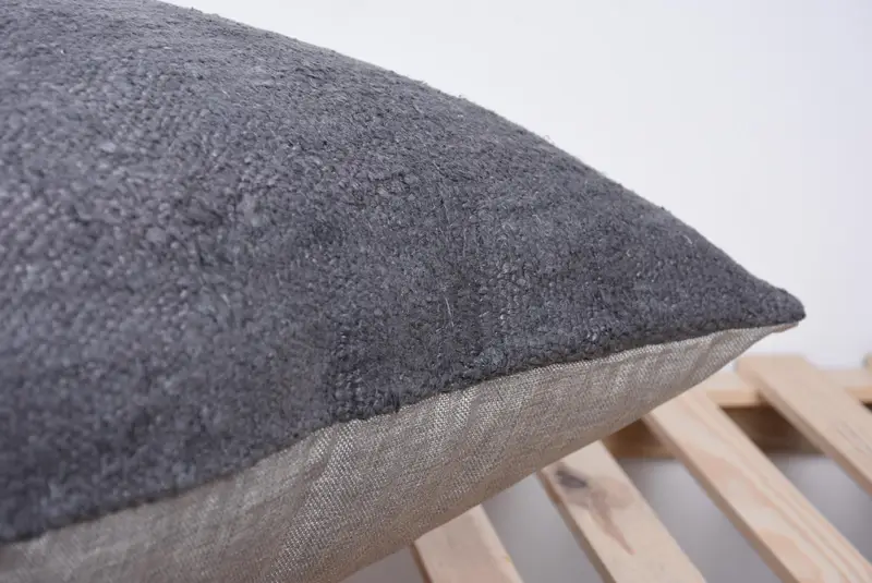 Armchair Cushion Cover, Antique Pillows, Home Decor Pillow, 28x28 Gray Pillow Cover, Pillow Cover, Boho Throw Cushion, Vintage Kilim Throw Pillow - 7
