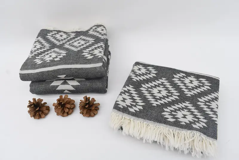 Wedding Gifts Towel, Merry Christmas Gifts, 70x36 Cotton Kilim Towel, Custom Wedding Gifts, Wedding Anniversary Gift, Personalized Turkish Towel - 7