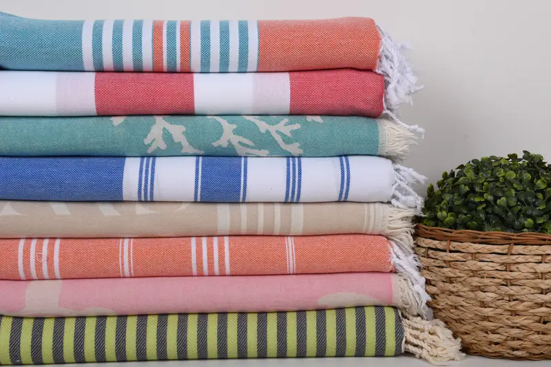 70x40 Cotton Set of 8 Towel, Unique Wedding Gift, Bachelorette Party Favors Beach, Housewarming Gift, Monogram Turkish Towel, Bath towel - 2