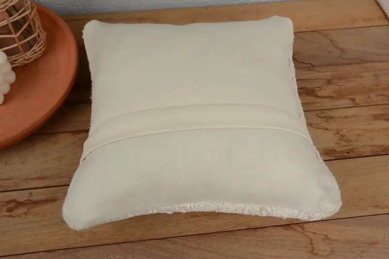 12x12 White Pillow Cover, Pillow for Couch, Throw Kilim Pillow, Boho Throw Pillow Case, Antique Pillows, Pillow Sham, Bohemian Cushion Cushion Cover - 6