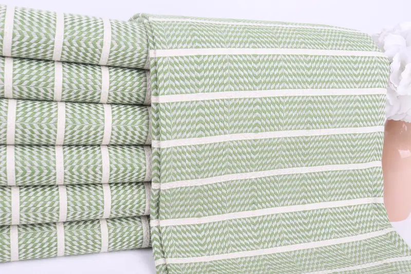 Monogrammed Turkish Towel, Birthday Gift, Quick-dry towel, 70x40 Cotton Striped Towel, Home Decor Gifts, Bachelorette Party Gifts Bridesmaids - 2