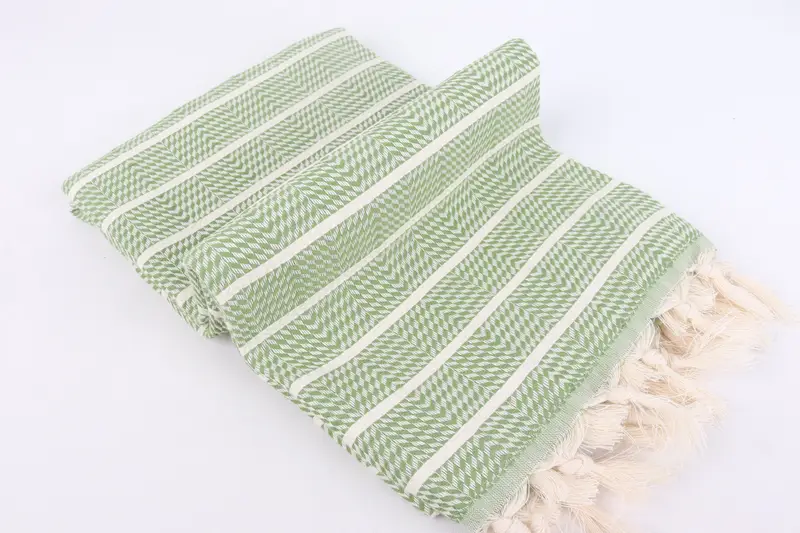 Monogrammed Turkish Towel, Birthday Gift, Quick-dry towel, 70x40 Cotton Striped Towel, Home Decor Gifts, Bachelorette Party Gifts Bridesmaids - 6
