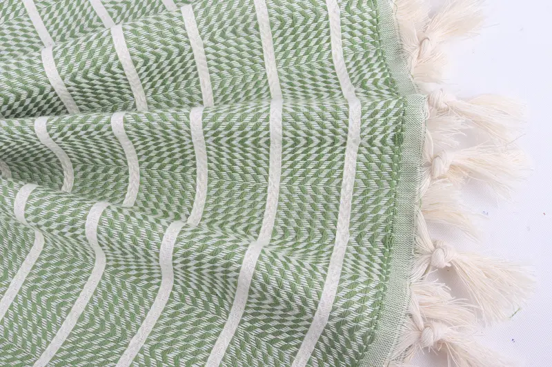 Monogrammed Turkish Towel, Birthday Gift, Quick-dry towel, 70x40 Cotton Striped Towel, Home Decor Gifts, Bachelorette Party Gifts Bridesmaids - 8