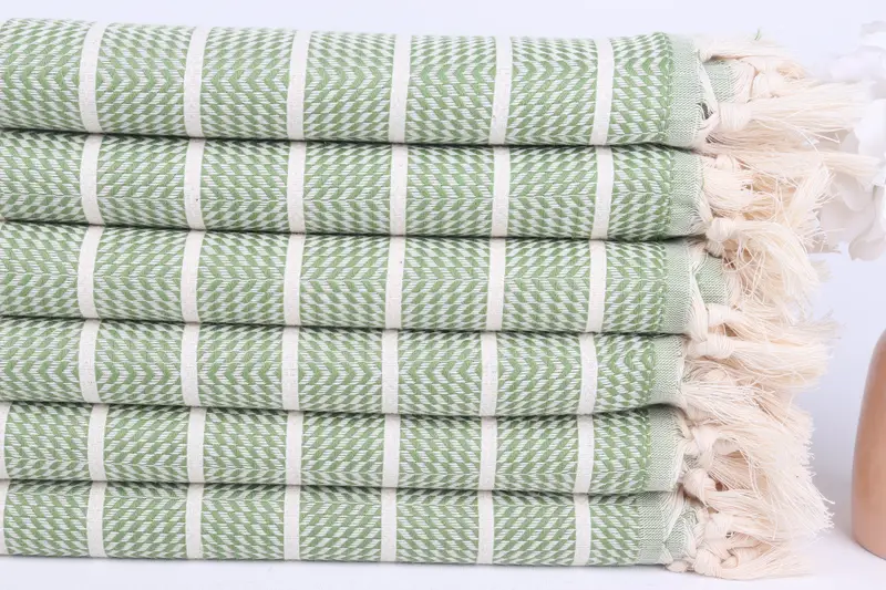 Monogrammed Turkish Towel, Birthday Gift, Quick-dry towel, 70x40 Cotton Striped Towel, Home Decor Gifts, Bachelorette Party Gifts Bridesmaids - 3