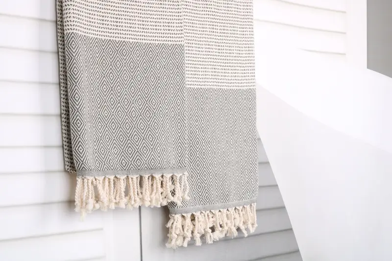 Personalized Towel Gift, Bath towel, 70x40 Cotton Chevron Towel, Personalized Turkish Towel, Gift For Coworker, Travel towel, Hammam Towel USA - 8