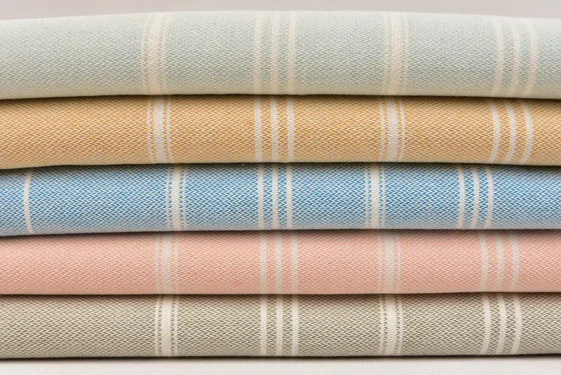 Personalized Dish Towel, Personalized Kitchen Towel, 36x24 Cotton Striped Towel, Wedding Gift For Bride, Small Bath Towels, Beach Wedding Favor - 2