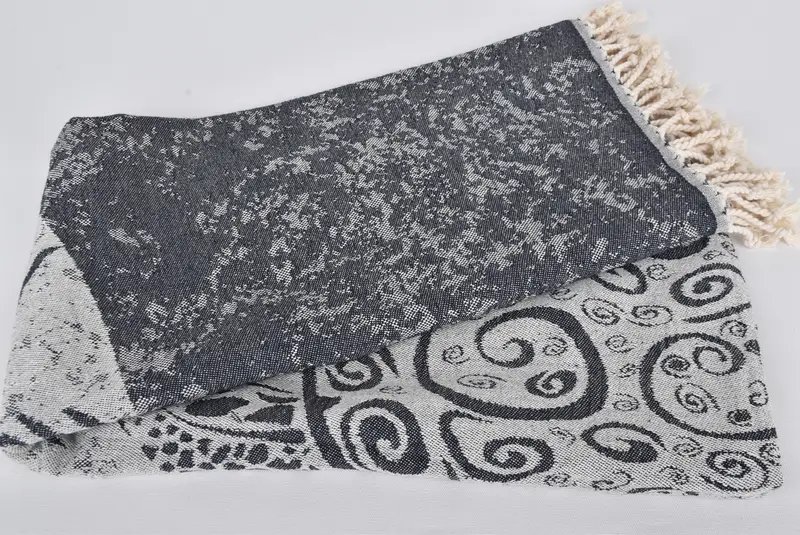 Bridal Shower Gift, 70x40 Cotton Turtle Design Towel, Gift Towel, Sand-resistant Turkish towel for the beach, Bath towel, Turkish hand towel - 4