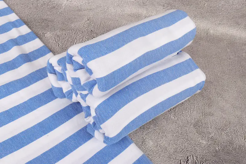Traditional Turkish peshtemal for hammam, Custom Towel, Luxury towel, Gift For Coworker, Quick-Dry Beach Towel, 68x36 Cotton Striped Towel - 7