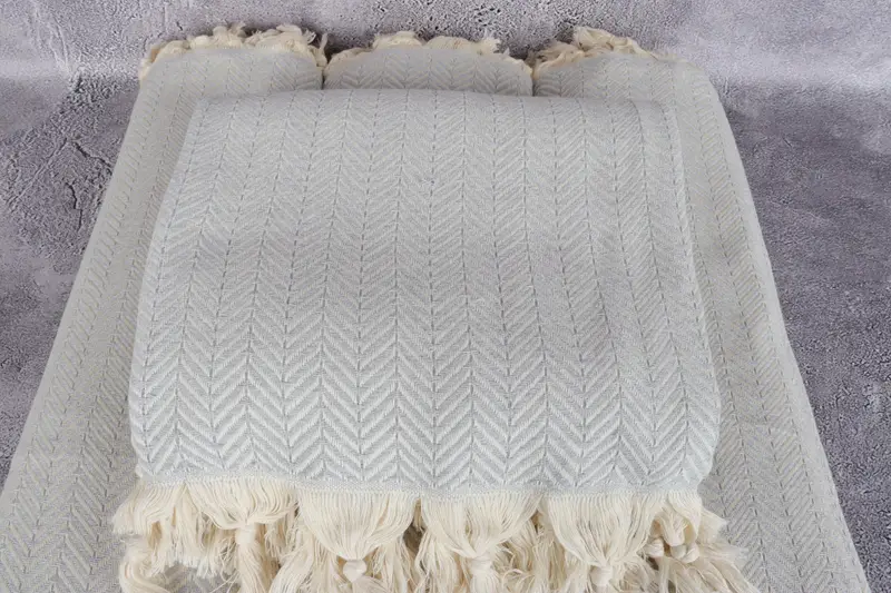 Decorative Blanket, Turkish Towel Beach Blanket, Personalized Blanket, 92x76 Cotton Chevron Towel, Bridesmaid Gifts, Merry Christmas Gifts - 8