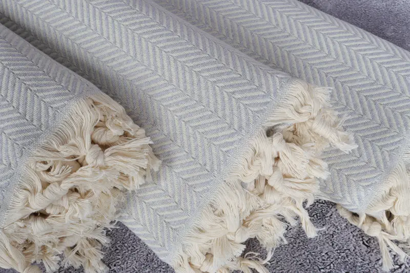 Decorative Blanket, Turkish Towel Beach Blanket, Personalized Blanket, 92x76 Cotton Chevron Towel, Bridesmaid Gifts, Merry Christmas Gifts - 9