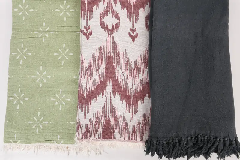 80x60 Cotton Set of 5 Towel, Organic Throw, Personalized Blanket, Bachelorette Party Gifts For Bride, Bedspread, Couch Cover, Throw Blanket - 8