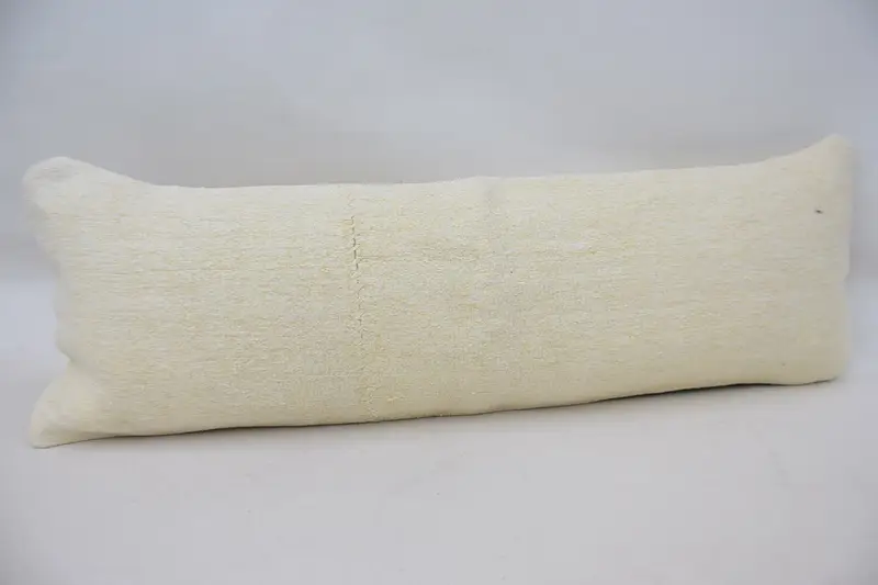 Yoga Pillow Case, Home Decor Pillow, 12x36 Beige Cushion Case, Kilim Cushion Sham, Nautical Throw Pillow Sham, Cushion Case, Antique Pillows - 3