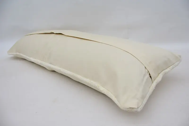 Yoga Pillow Case, Home Decor Pillow, 12x36 Beige Cushion Case, Kilim Cushion Sham, Nautical Throw Pillow Sham, Cushion Case, Antique Pillows - 6