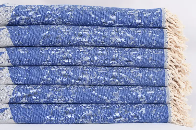 Quick-dry towel, Bridesmaid Favors, Turkish bath towel, 70x40 Cotton Turtle Design Towel, Lightweight Turkish towel, Embroidered Beach Towel - 4