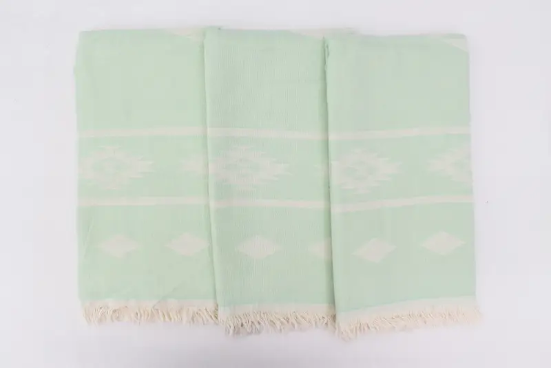 Yoga Towel, Bridesmaid Gift Towel, Handmade Turkish hammam towel, Bride Gift, Home Decor Gifts, Custom Wedding Gift, 70x40 Cotton Geometric Towel - 6