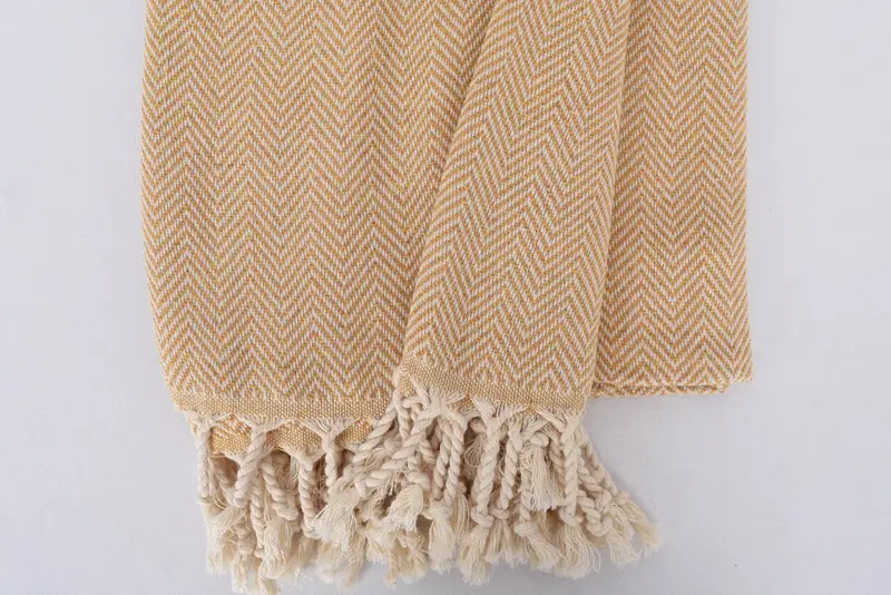 70x40 Cotton Herringbone Towel, Travel towel, Luxury towel, Wedding Day Gift For Bride, Turkish beach towel, Turkish bath towel for spa, Pool Towels - 8