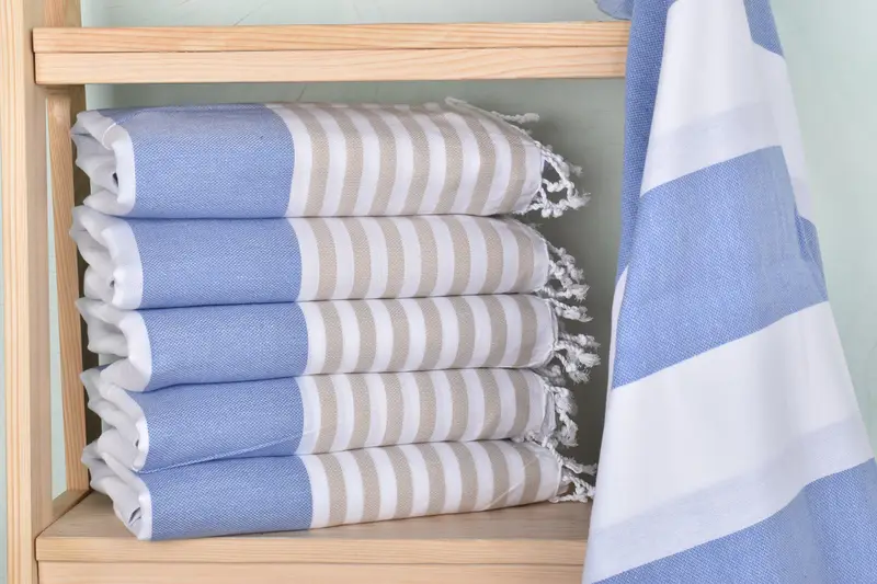 Eco-Friendly Turkish Towel, Beach towel, Personalised Gift, 70x40 Cotton Striped Towel, Bachelor Bachelorette Party Favors, Bridal Shower Gift - 2