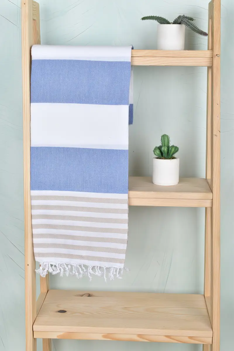 Eco-Friendly Turkish Towel, Beach towel, Personalised Gift, 70x40 Cotton Striped Towel, Bachelor Bachelorette Party Favors, Bridal Shower Gift - 8