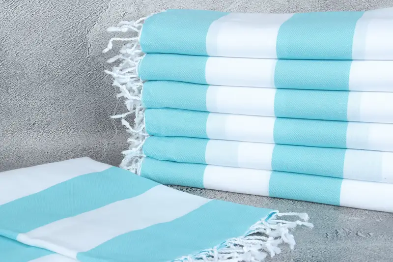 Holiday Towel, Bridesmaid Gifts Personalized, Sand-resistant towel, Wedding Gift, Bachelor Bachelorette Party Favors, 70x40 Cotton Striped Towel - 2