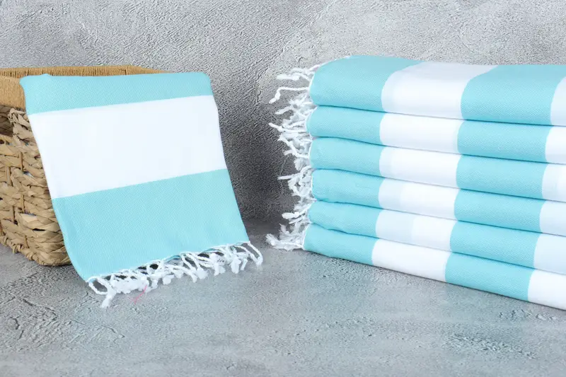 Holiday Towel, Bridesmaid Gifts Personalized, Sand-resistant towel, Wedding Gift, Bachelor Bachelorette Party Favors, 70x40 Cotton Striped Towel - 3