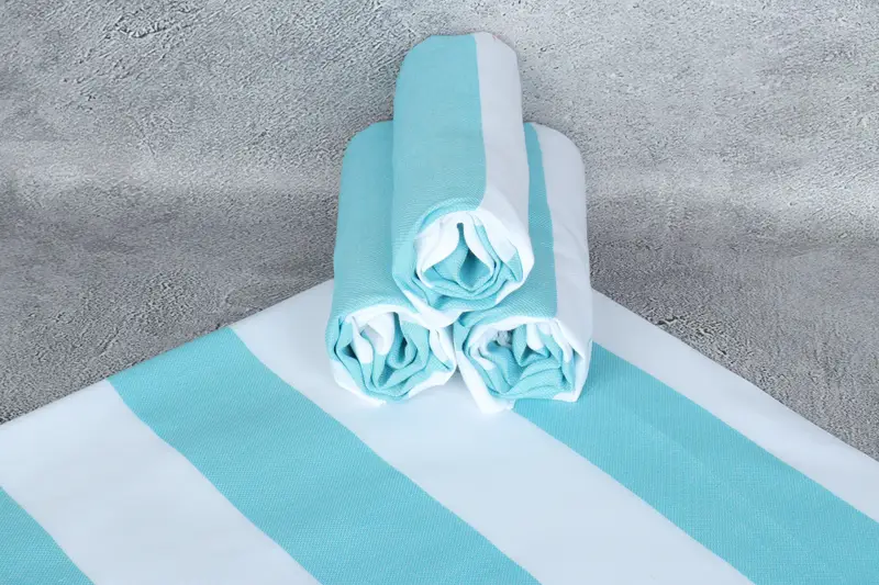 Holiday Towel, Bridesmaid Gifts Personalized, Sand-resistant towel, Wedding Gift, Bachelor Bachelorette Party Favors, 70x40 Cotton Striped Towel - 7