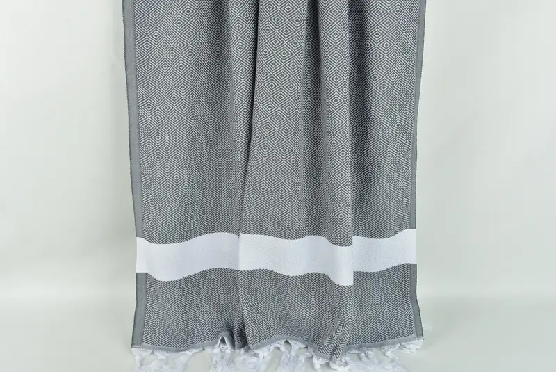 Custom Wedding Towel, Turkish Towel Beach, Custom Towel Beach, Personalized Gifts, Wedding Gift Ideas, Gift For Him, 70x40 Cotton Diamond Towel - 8