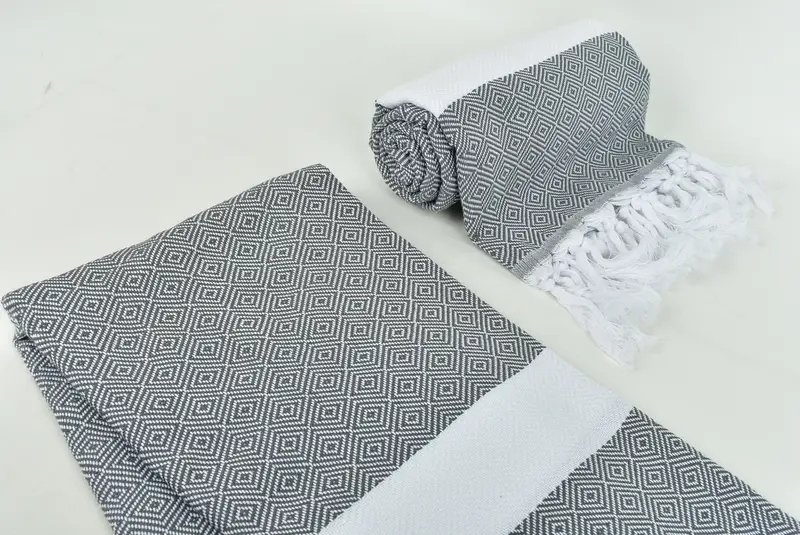 Custom Wedding Towel, Turkish Towel Beach, Custom Towel Beach, Personalized Gifts, Wedding Gift Ideas, Gift For Him, 70x40 Cotton Diamond Towel - 7