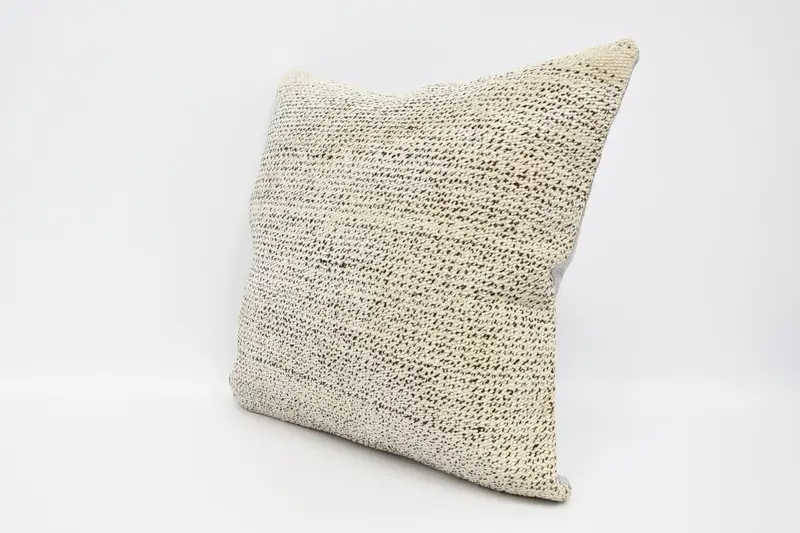 16x16 Beige Pillow Cover, Ikat Pillow Sham, Southwestern Cushion Cover, Cushion Cover, Kilim Pillow, Turkish Pillow, Gift Pillow - 4