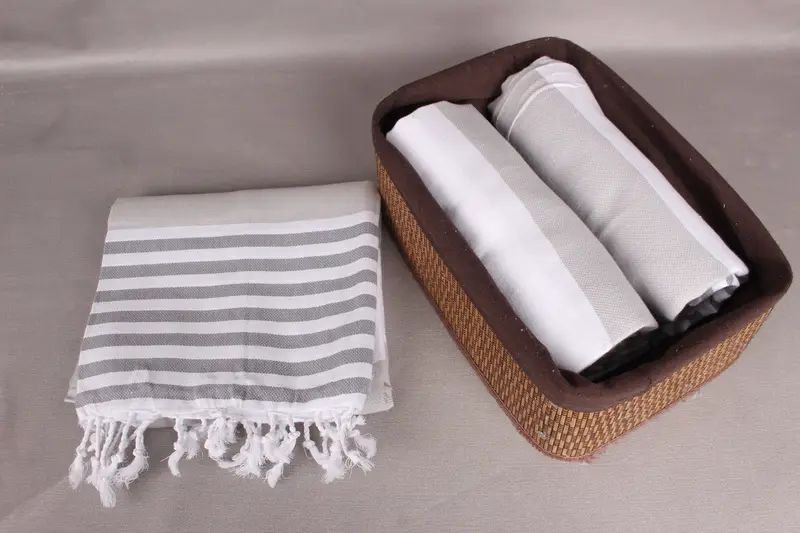 70x40 Cotton Striped Towel, Bachelorette Favor, Luxury Turkish Bath Towel, Monogrammed Beach Towel, Bridesmaid Gift, Absorbent Turkish towel - 5
