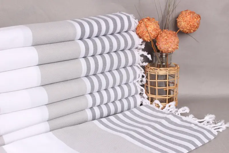 70x40 Cotton Striped Towel, Bachelorette Favor, Luxury Turkish Bath Towel, Monogrammed Beach Towel, Bridesmaid Gift, Absorbent Turkish towel - 1