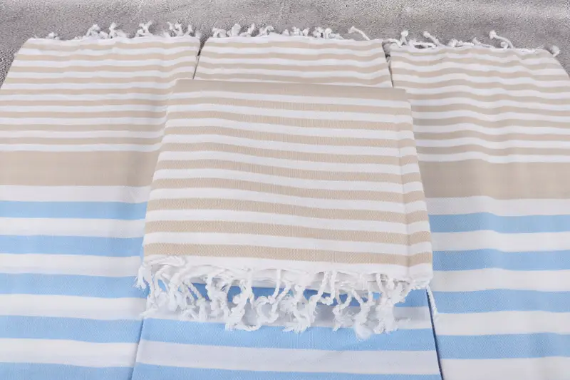 Personalized Gift, Monogram Beach Towel, 68x36 Cotton Striped Towel, Soft towel, Bachelorette Party Favors Beach, Girls Weekend Getaways Gifts - 4