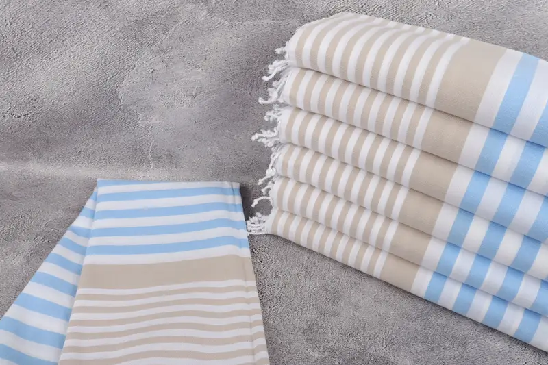 Personalized Gift, Monogram Beach Towel, 68x36 Cotton Striped Towel, Soft towel, Bachelorette Party Favors Beach, Girls Weekend Getaways Gifts - 2