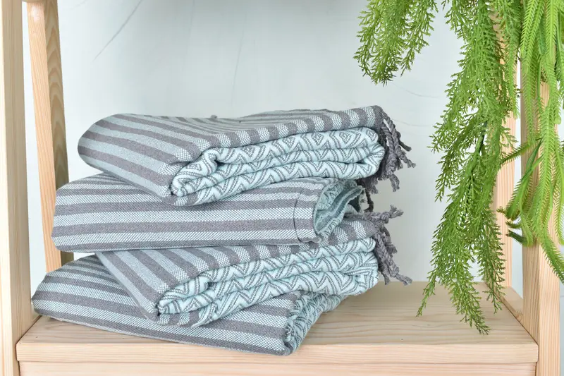 70x40 Cotton Diamond Towel, Personalized Towel, Maid Of Honor Gift, Antibacterial Turkish peshtemal towel, Gifts For Him, Turkish Towel USA - 7