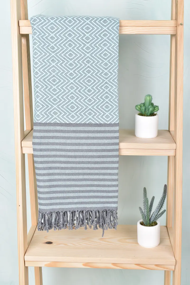 70x40 Cotton Diamond Towel, Personalized Towel, Maid Of Honor Gift, Antibacterial Turkish peshtemal towel, Gifts For Him, Turkish Towel USA - 8