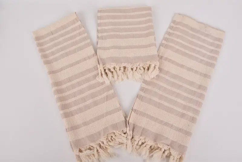 Geschenk für sie, türkisches Handtuch, Trauzeuggeschenk, Monogramm Küchentuch, Personalisiertes Handtuch, 36x18 Baumwollsteinigte Handtuch aus Baumwollschütteln - 6