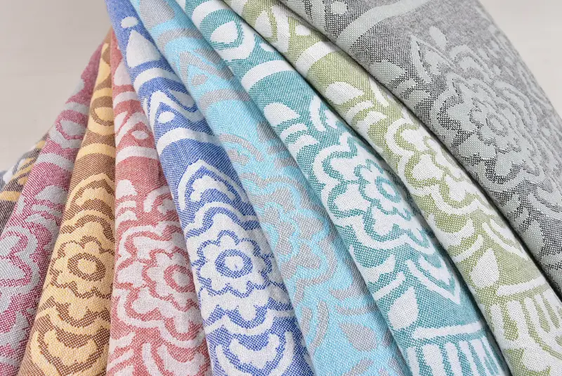 Peshtemal Towel, Beach Towel Personalized, Embroidered Towel, Bridal Shower Gifts, Bachelorette Party Gift, 70x40 Cotton Floral Patterned Towel - 5