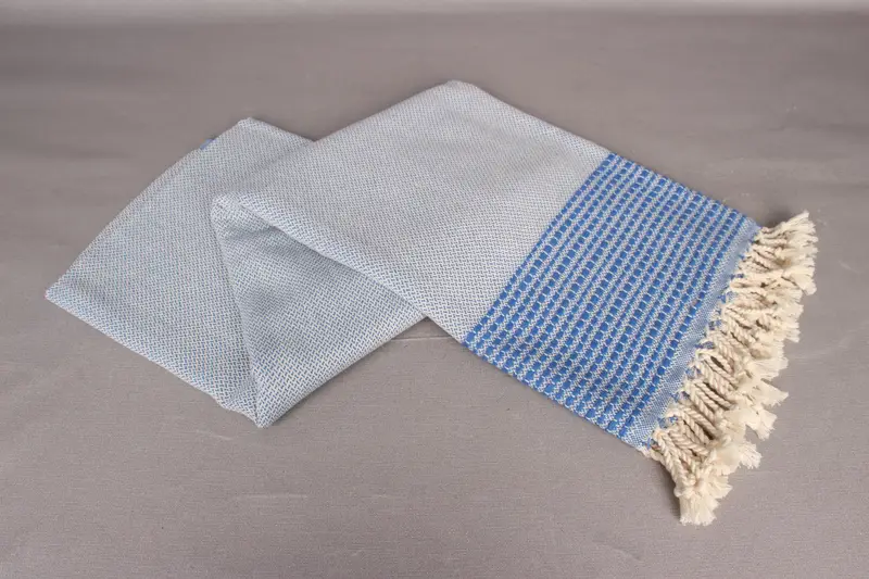 Turkish Towel Monogram, Bachelorette Party Gift, 70x36 Cotton Striped Towel, Sand-resistant towel, Bridesmaid Gifts, Scarf Towel, House Warming Gift - 6