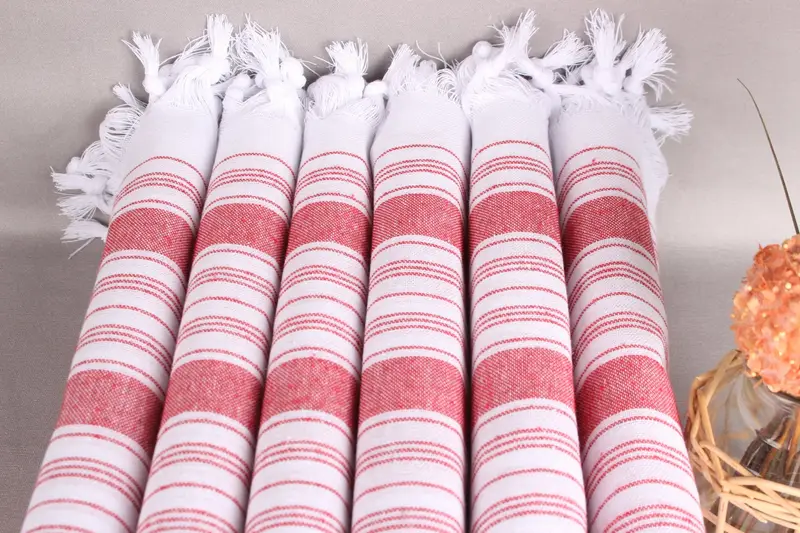 Custom Beach Towel, 68x32 Cotton Striped Towel, Spa Gift Towel, Customized Towels, Bachelorette Favors Beach, Personalized Gifts, Travel towel - 3